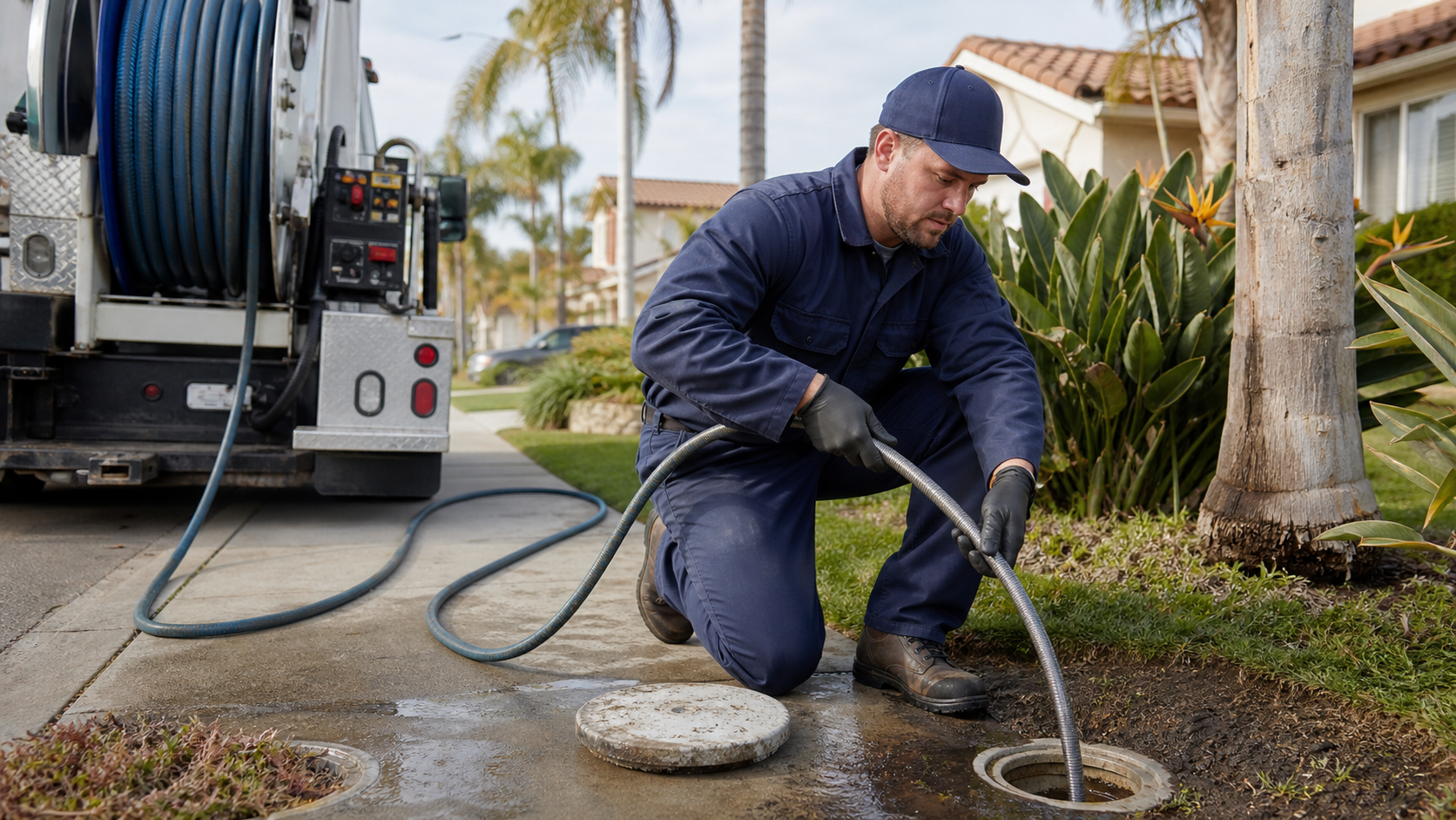Hydro jetting for Los Angeles County