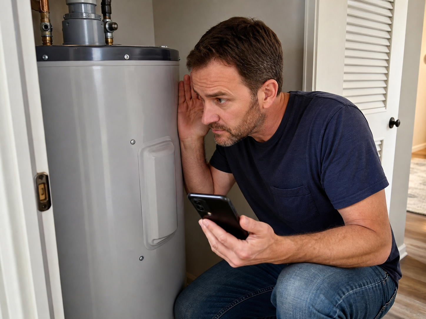 Related New Flow Plumbing guide image for Why Does My Water Heater Sound Like It’s Running?