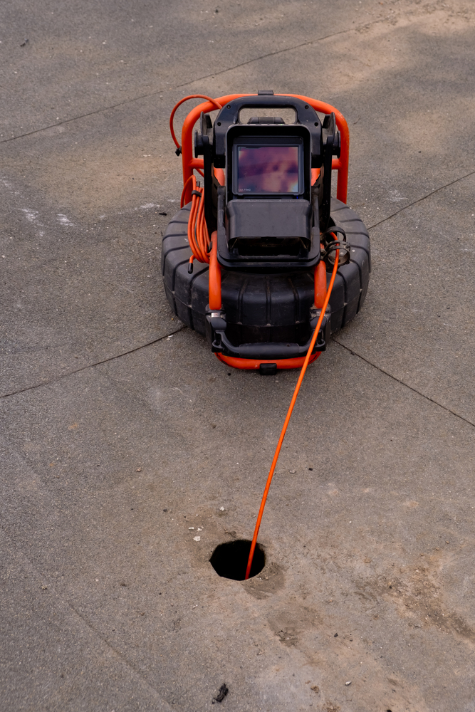 Portable camera for pipe inspection and other plumbing work.