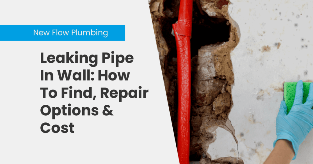 Leaking Pipe In Wall: How To Find, Repair Options & Cost