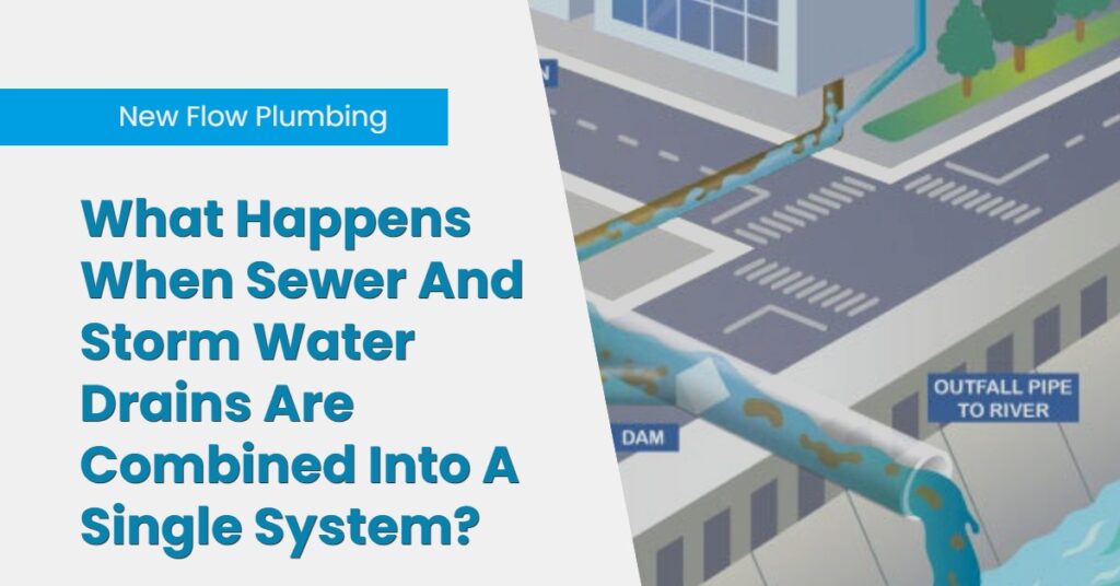 What Happens When Sewer And Storm Water Drains Are Combined Into A Single System?