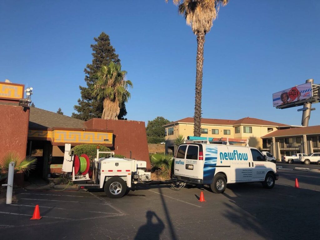 hydro-jetting machine and van