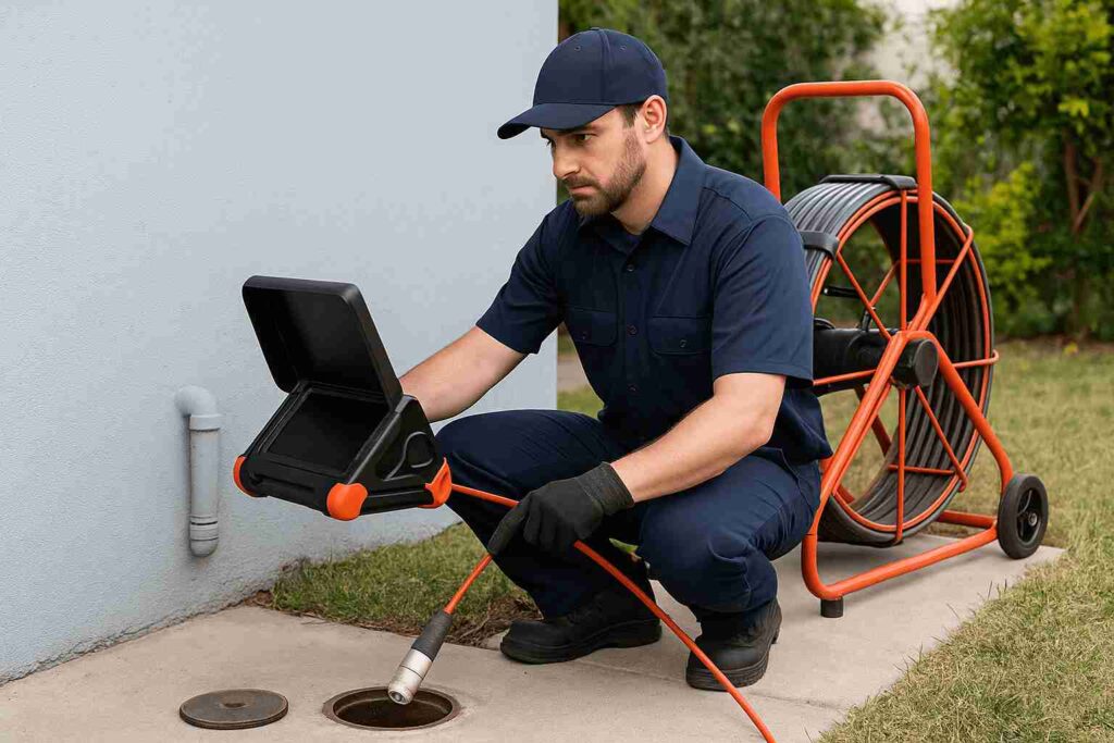 sewer camera inspection in Panorama City